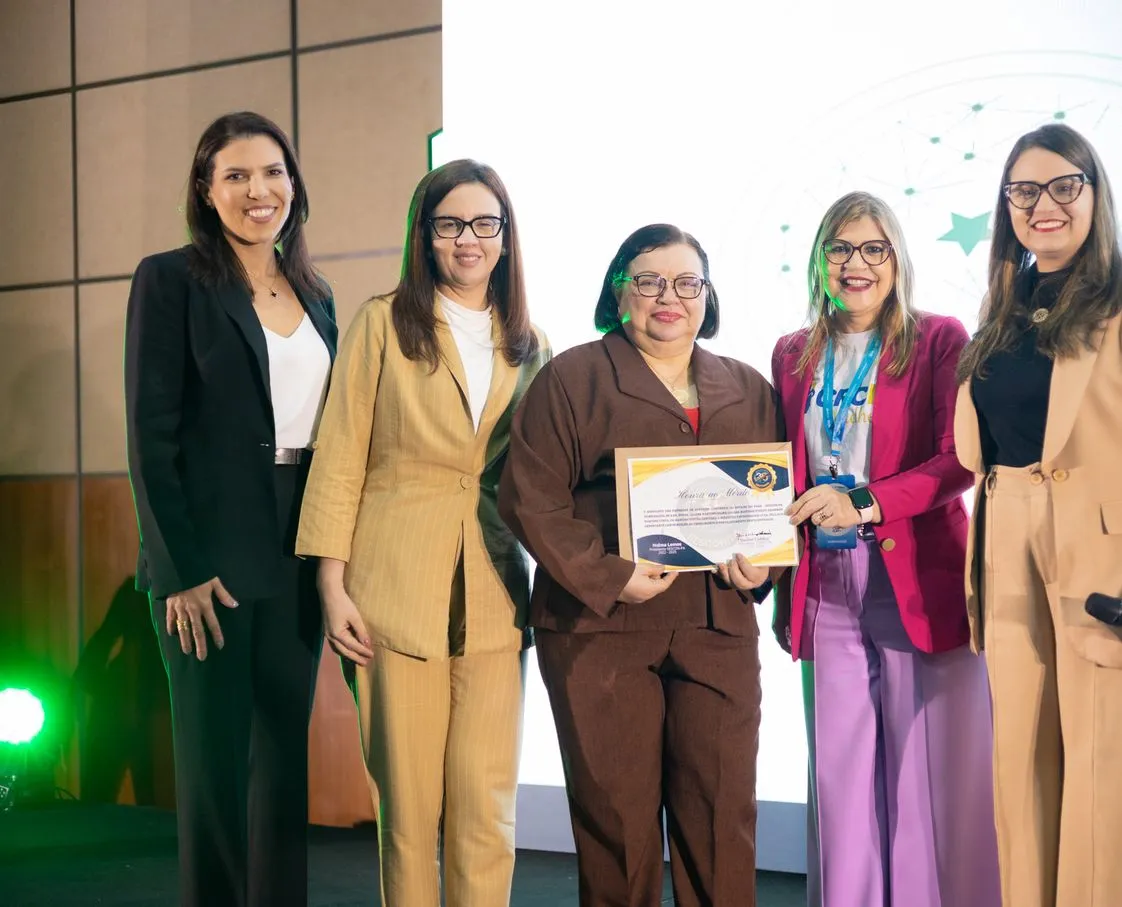 Premiação no Congresso de Contabilidade de 2024, com a liderança do Grupo Plancon